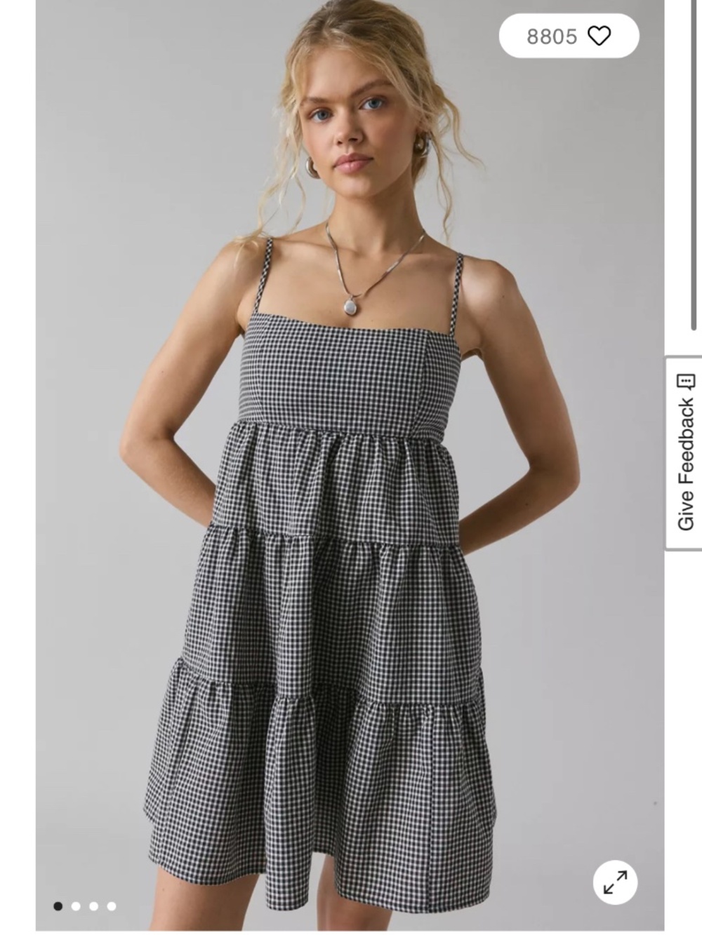 Kimchi Blue Zosia Tiered Babydoll Mini Dress